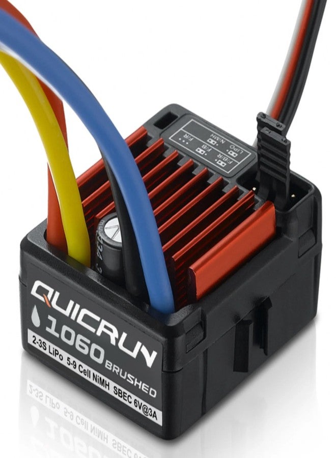 هوبي وينج HOBBYWING Quicrun 1060 Brushed Esc Sbec T Plug 2-3s - Image 1